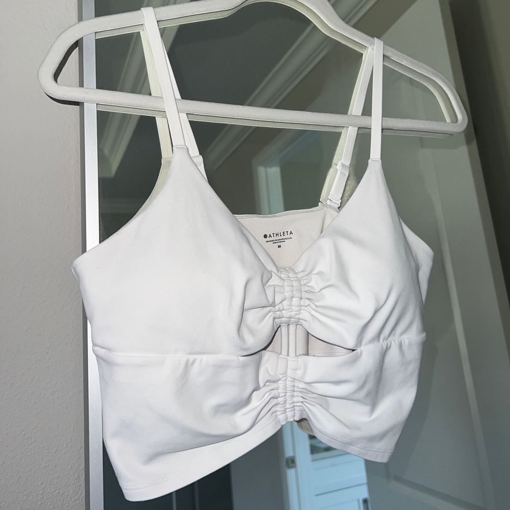 Athlete tank top with pads